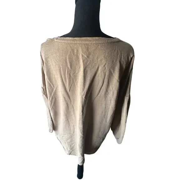 J. Jill Pure Textured Cotton Tunic Pullover Top – Size L - Picture 5 of 8